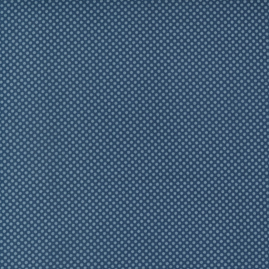 Meander Dots in Navy - Weave & Woven