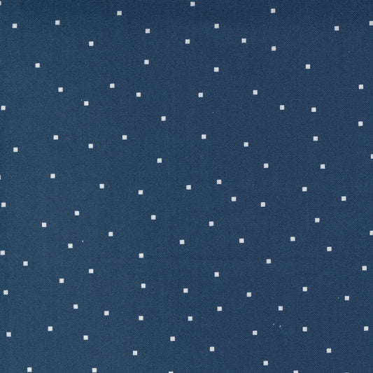 Meander Squares in Navy - Weave & Woven