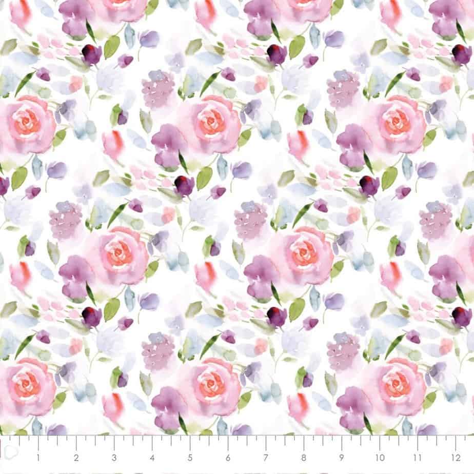 Life Florals on White - Weave & Woven