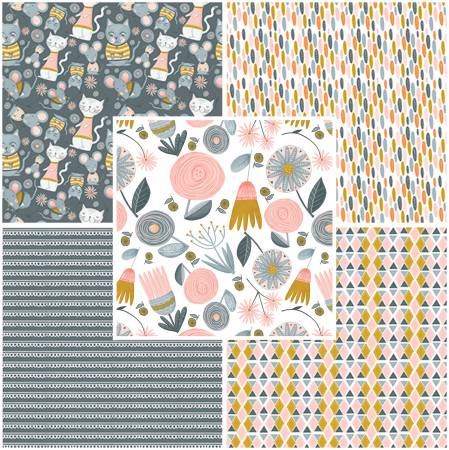Garden Flower on White - Weave & Woven