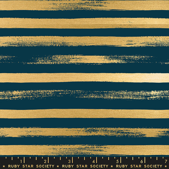 Zip in Peacock | Metallic Gold - Weave & Woven