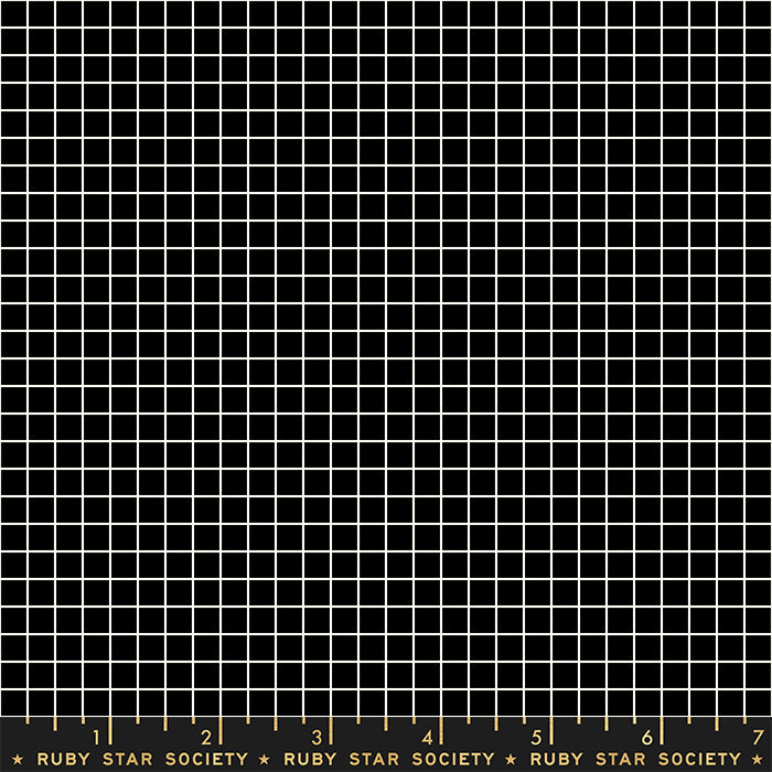Grid in Panther - Weave & Woven
