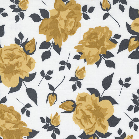 Midnight In Garden Rose Mist on White