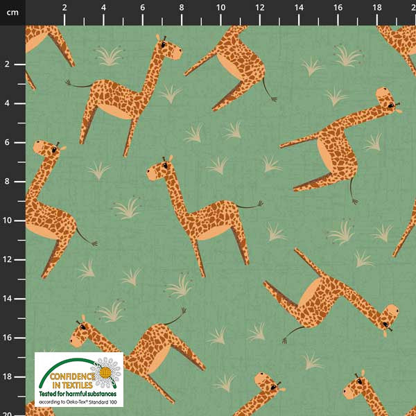 Giraffe on Green - Weave & Woven