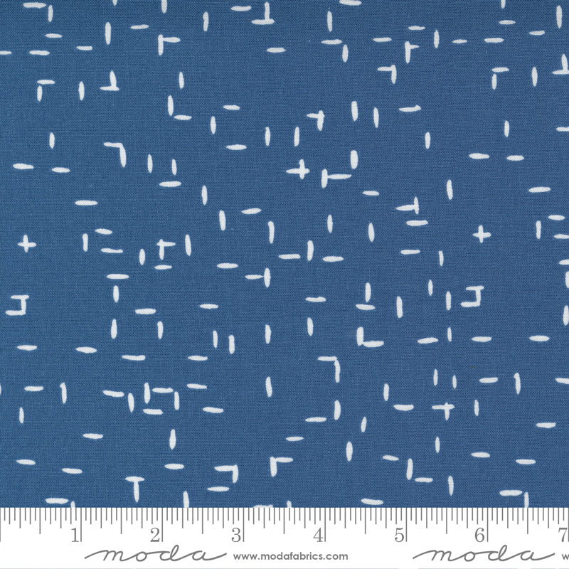 Tweed Dashes in Sky - Weave & Woven