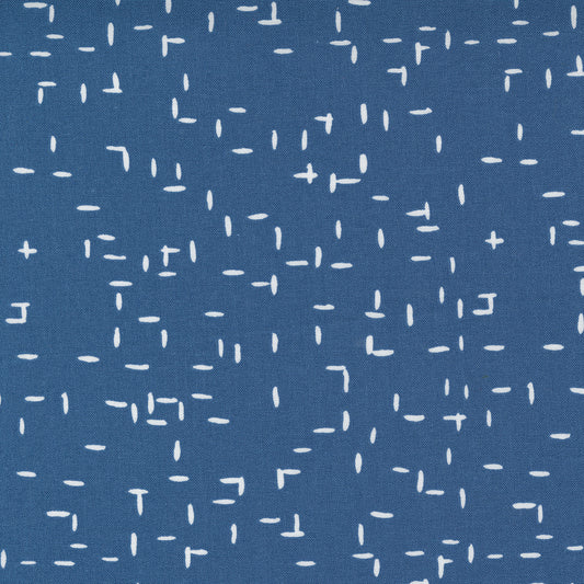 Tweed Dashes in Sky - Weave & Woven