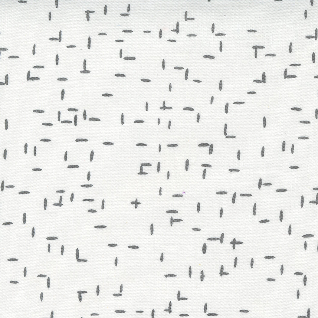 Tweed Dashes in Fog - Weave & Woven