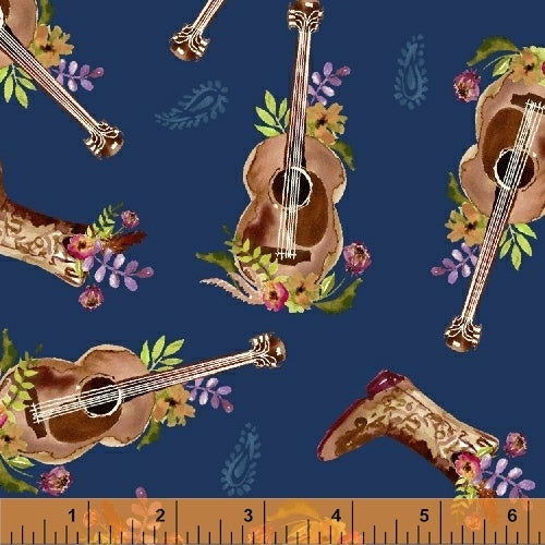 Weekend Guitar in Blue - Weave & Woven