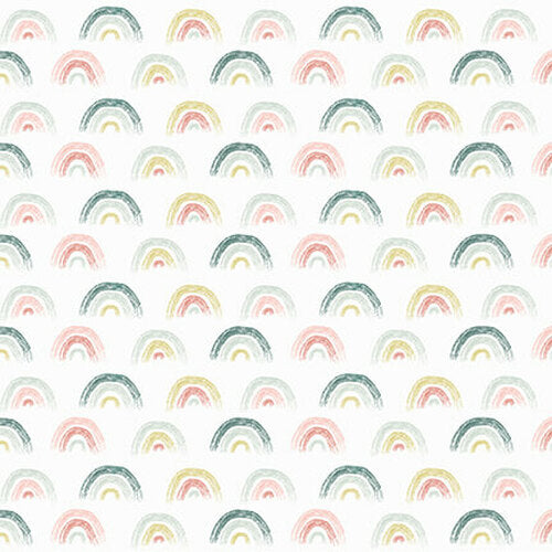 Rainbows On White - Weave & Woven