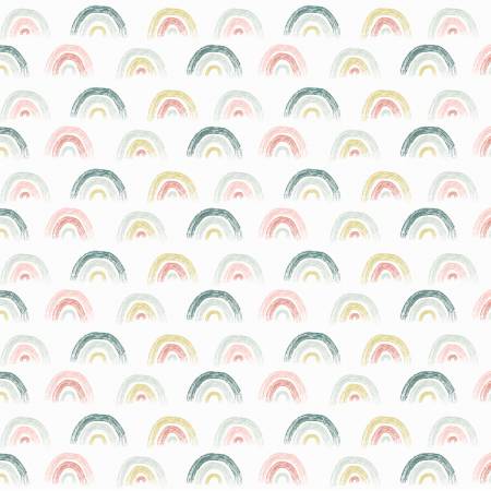 Rainbows On White - Weave & Woven