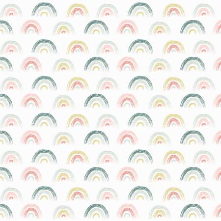 Rainbows On White - Weave & Woven