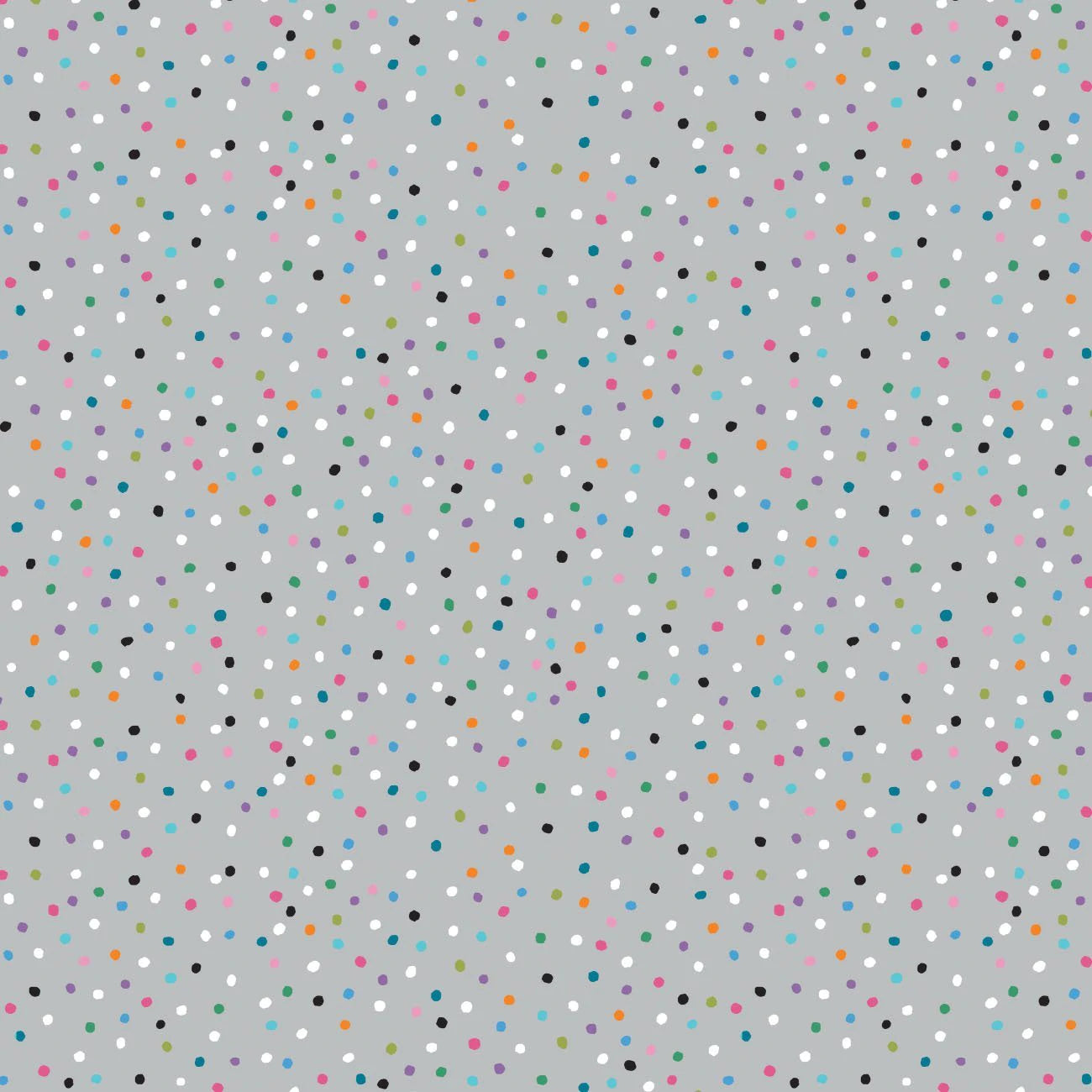 Festive Snowfall On Grey - Weave & Woven