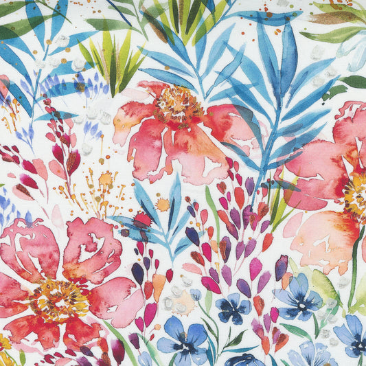 Fresh Floral Bunch in Cloud - Weave & Woven
