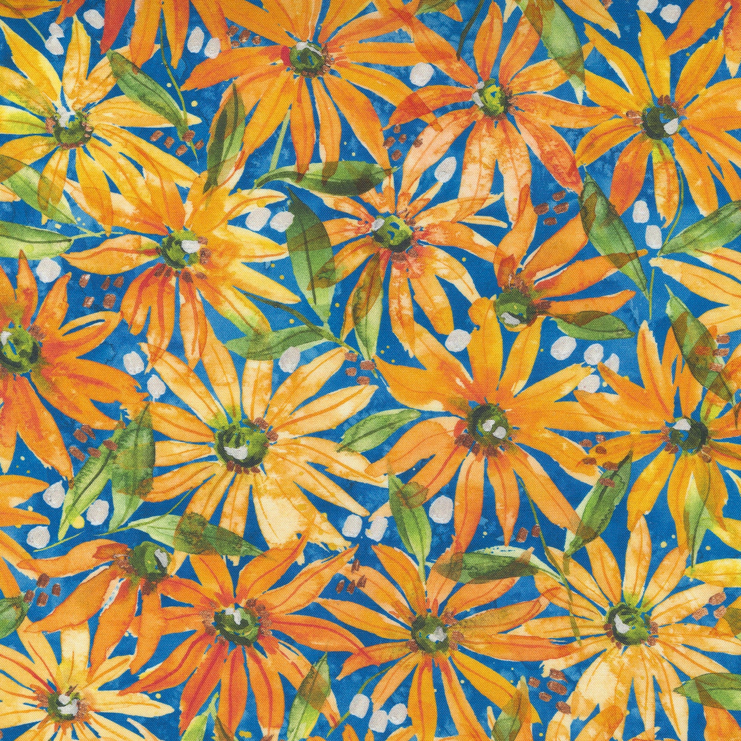Fresh as a Daisy in Cobalt - Weave & Woven