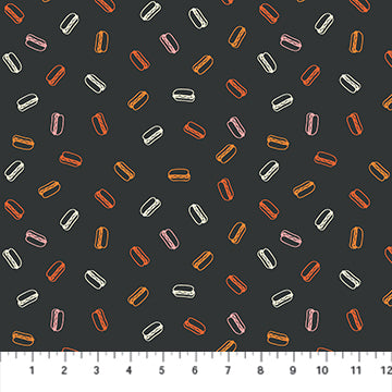 Hot Dogs on Black - Weave & Woven