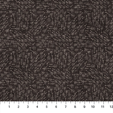 Arrows on Heather Brown - Weave & Woven