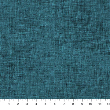 Burlap in Heather Teal - Weave & Woven