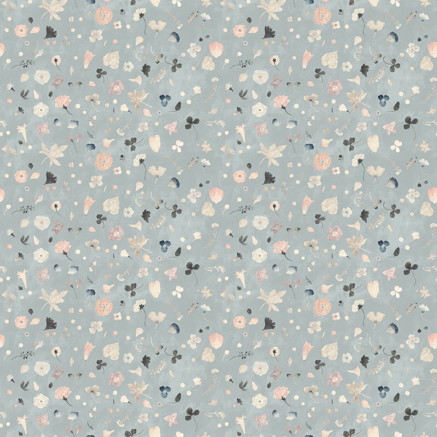 Floral Memories on Blue - Weave & Woven
