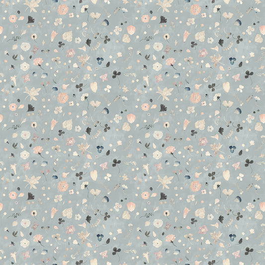 Floral Memories on Blue - Weave & Woven