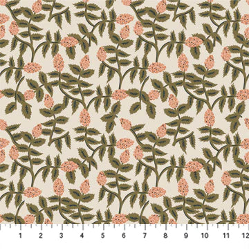 Wild Cottage Vines in Strawberry Cream