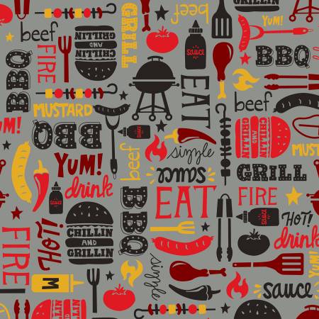 King of the Grill on Grey - Weave & Woven