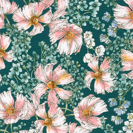 Teal Floral - Weave & Woven