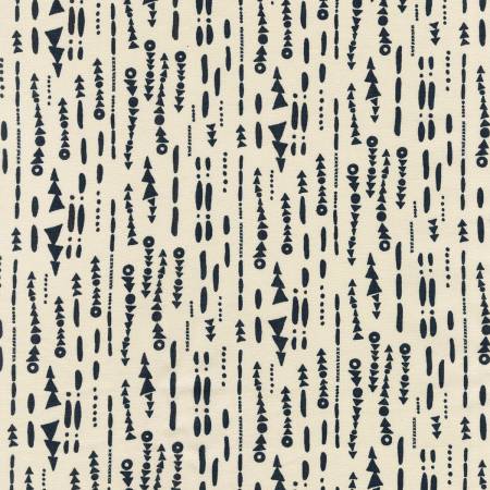 Champagne Geo ~ Linen Blend - Weave & Woven