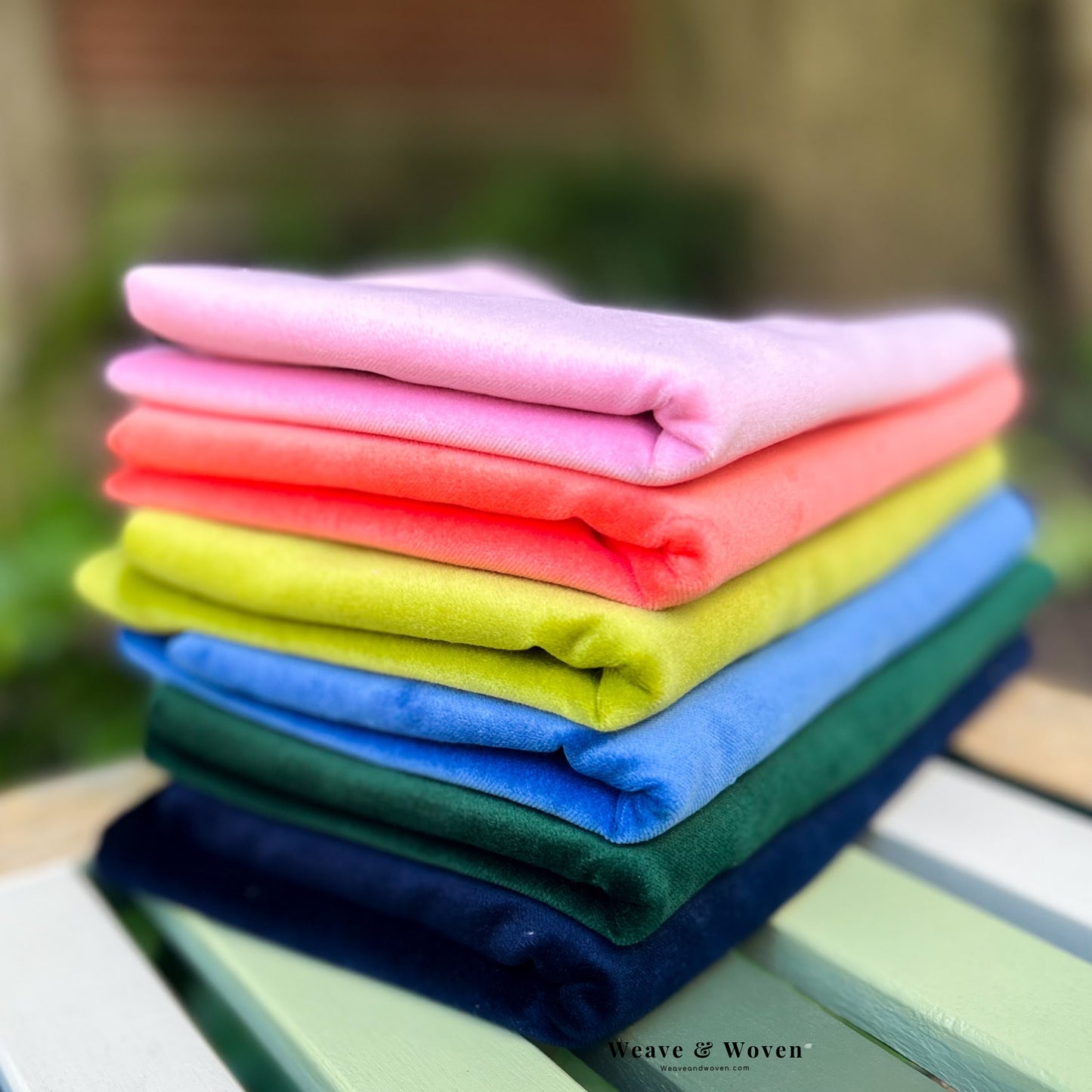 Beautiful Velvet | Velveteen Fat Quarter Bundle - Weave & Woven