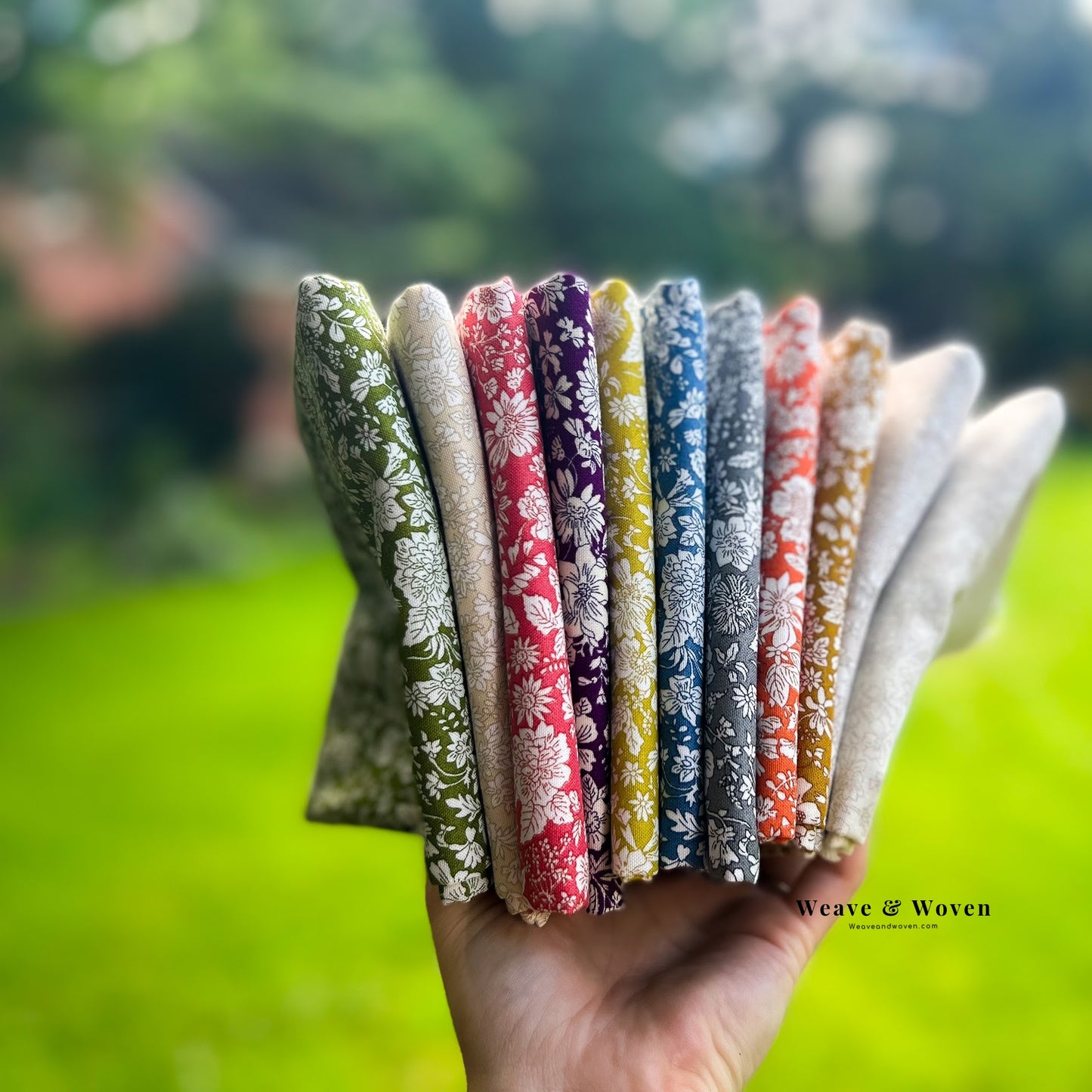 Emily Belle Colour Way B | Fat Quarter Bundle - Weave & Woven