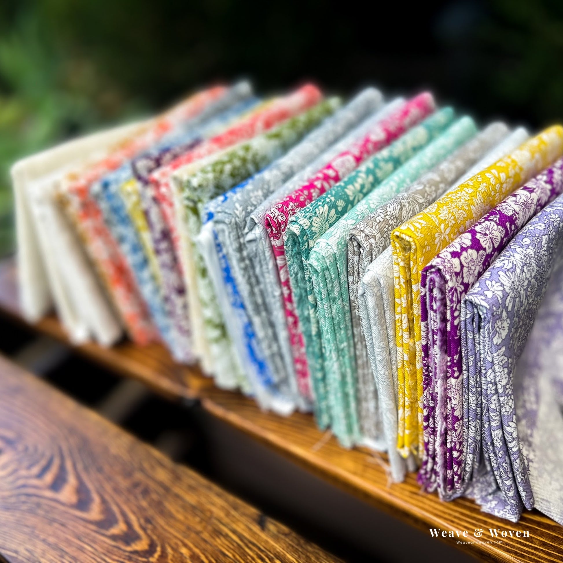 Emily Belle Colour Way B | Fat Quarter Bundle - Weave & Woven