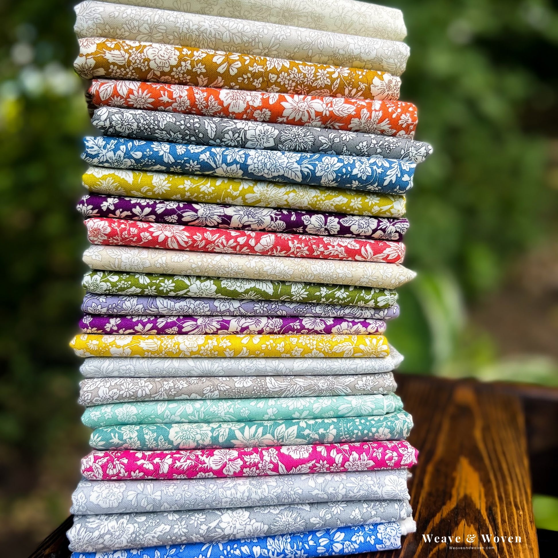 Emily Belle Colour Way B | Fat Quarter Bundle - Weave & Woven