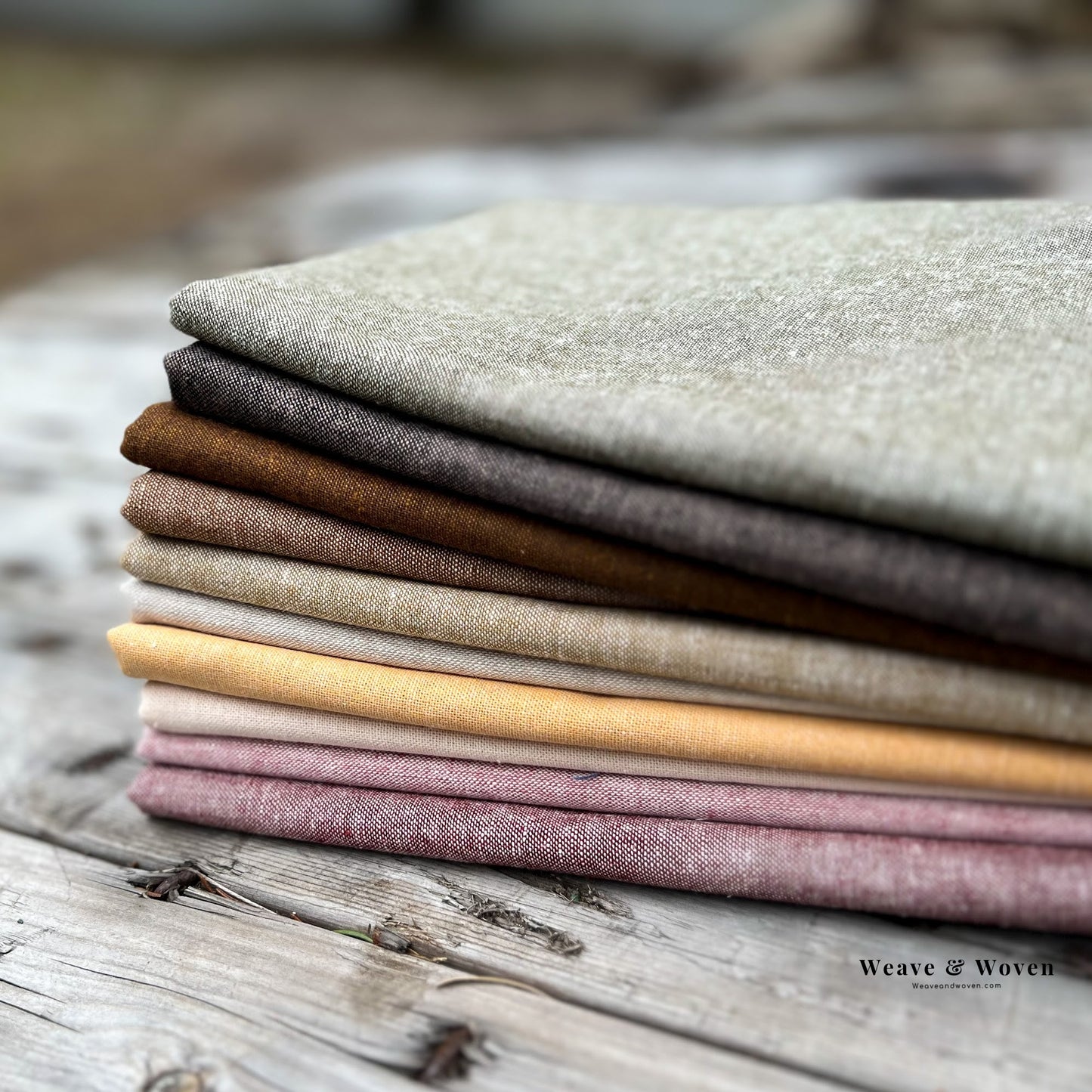 Primaveral Texture Bundle| Essex Yarn Dye | Fat Quarter Bundle