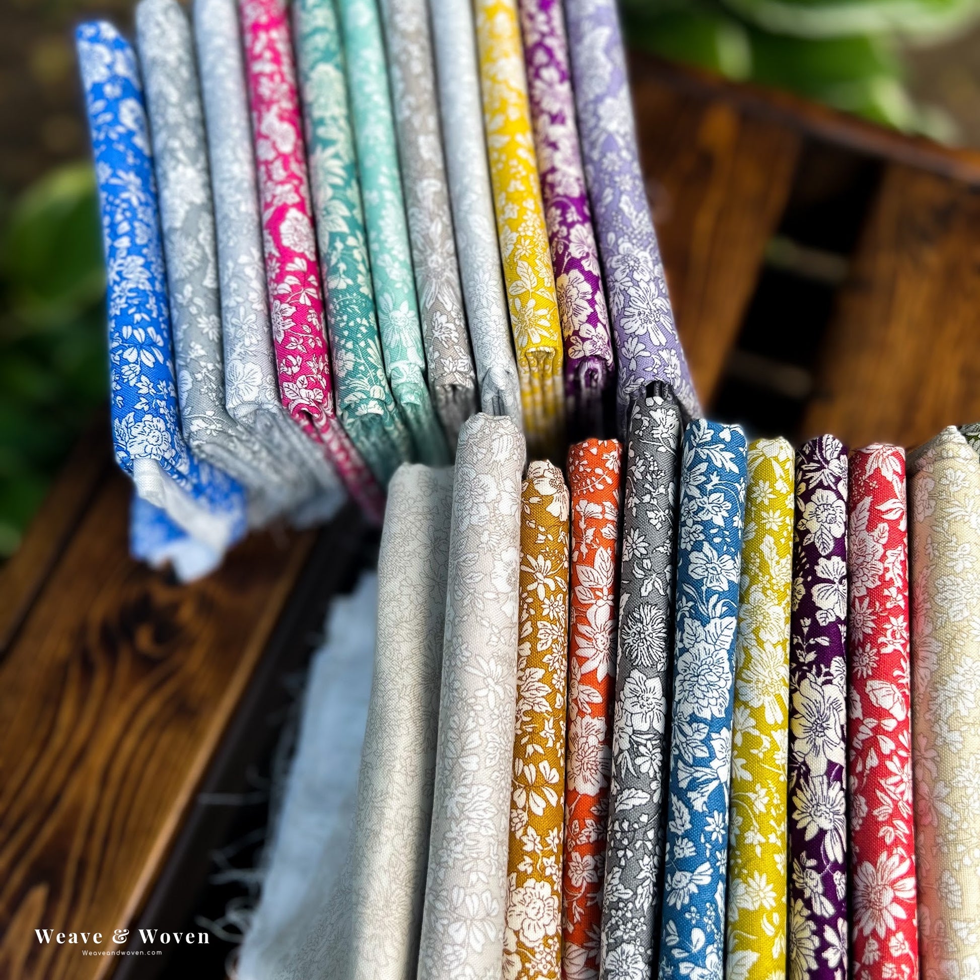 Emily Belle Colour Way B | Fat Quarter Bundle - Weave & Woven