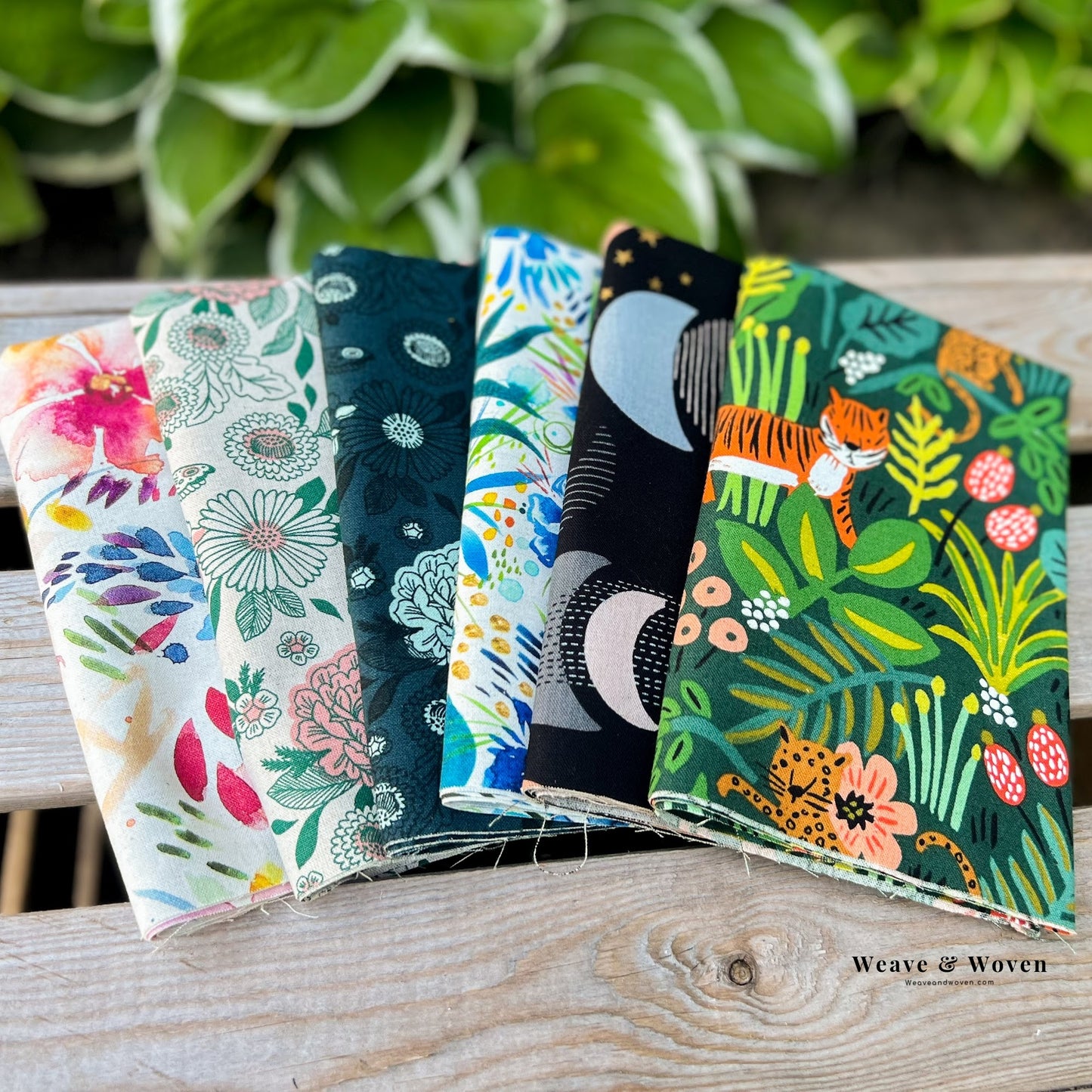 Mixed Bag Canvas | Fat Quarter Bundle - Weave & Woven