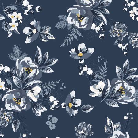 Gingham Foundry Main on Navy - Weave & Woven