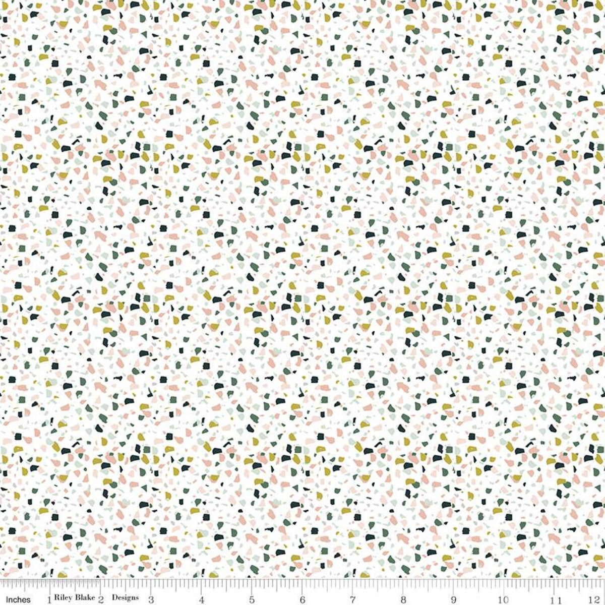 Hibiscus Confetti On White - Weave & Woven