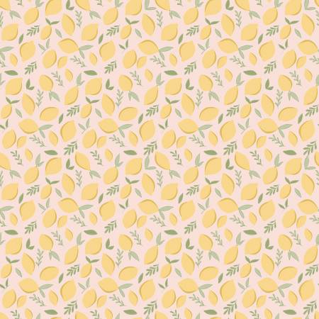 Daybreak Lemons On Blush - Weave & Woven