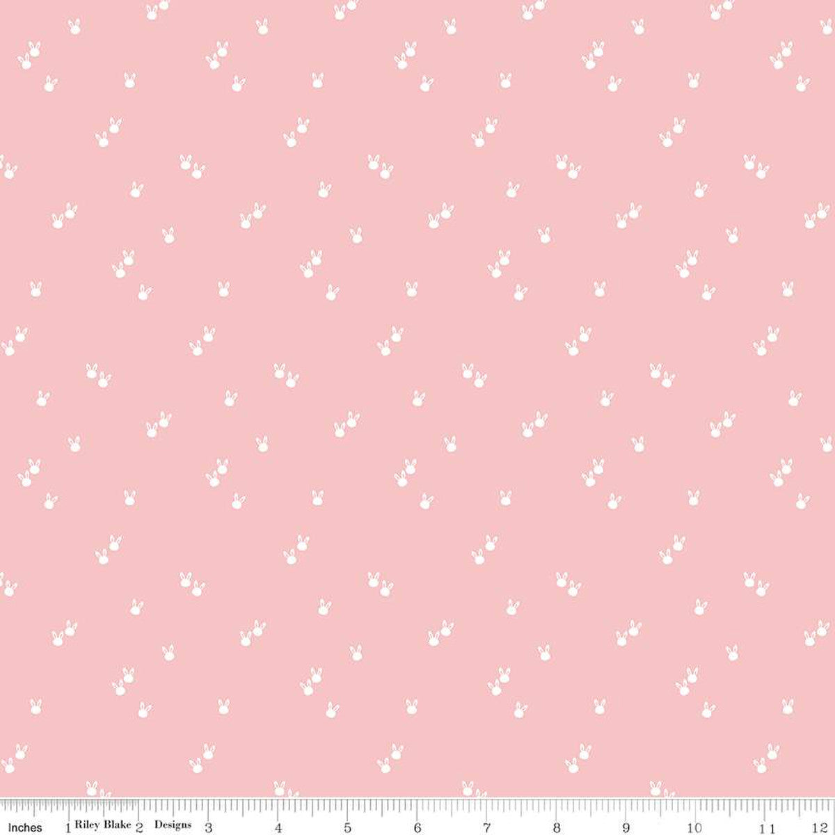 Bunny Dots on Pink - Weave & Woven