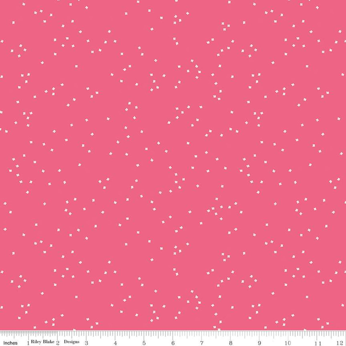 Tiny Blossoms in Raspberry - Weave & Woven