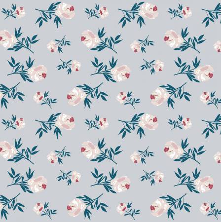 Roses on Grey - Weave & Woven