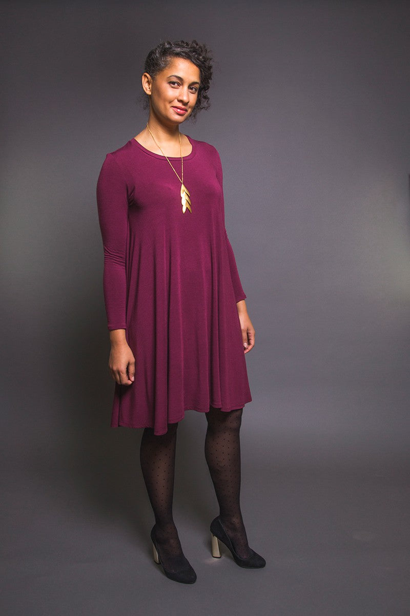 Ebony Knit Dress & T-Shirt Pattern - Weave & Woven