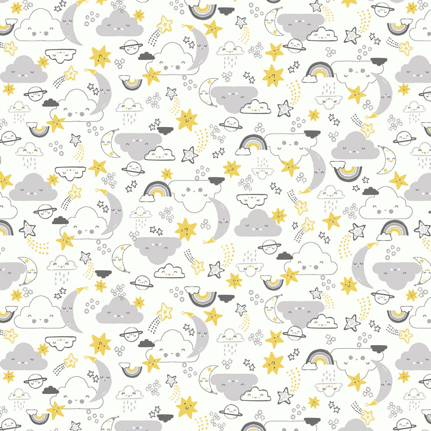 Lullaby Dreams in Cream White - Weave & Woven