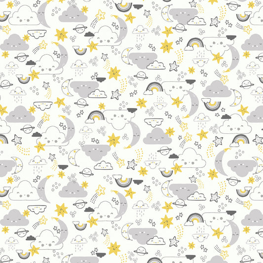 Lullaby Dreams in Cream White - Weave & Woven