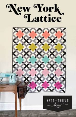 New York Lattice Quilt Pattern - Weave & Woven