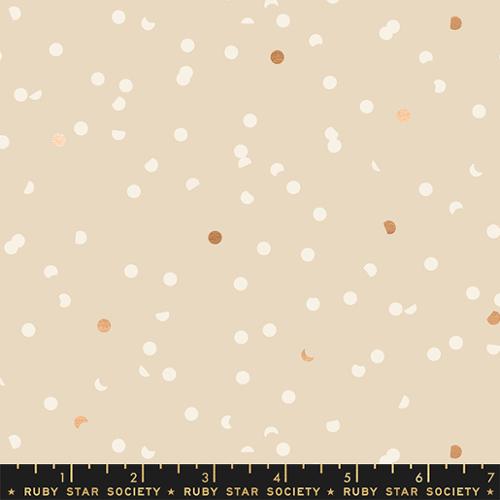 Hole Punch Dots on Sandbox | Metallic Copper