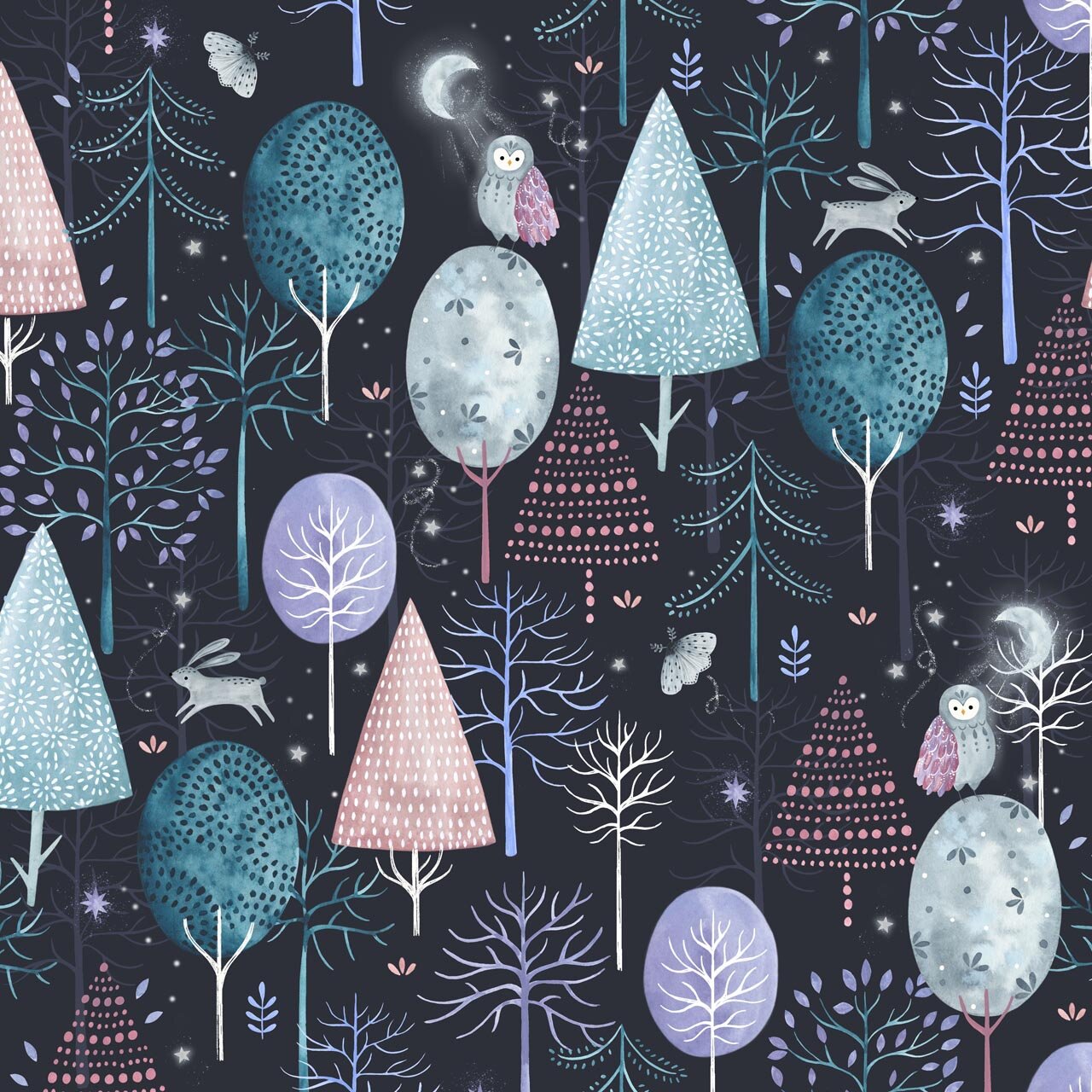 Nightfall Forest - Weave & Woven