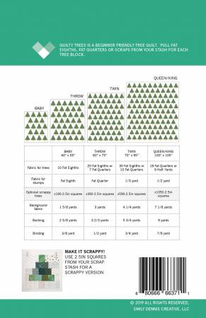 Quilty Trees Quilt Pattern - Weave & Woven