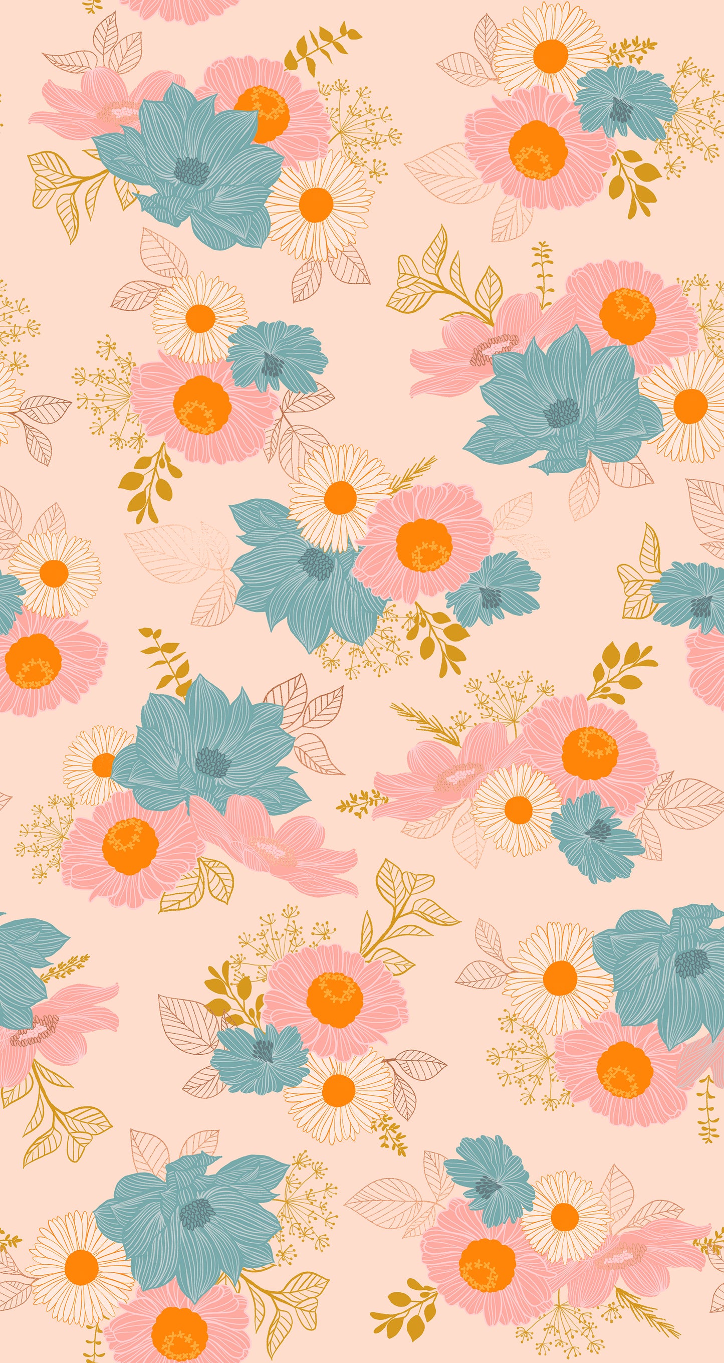 Elixir Florals on Peaches and Cream