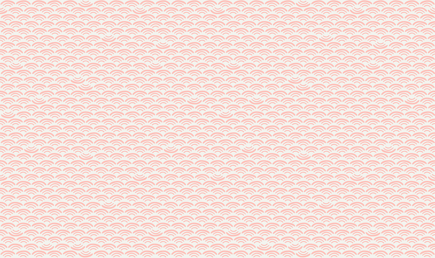Koi Pond Scallops in Peach Fuzz - Weave & Woven
