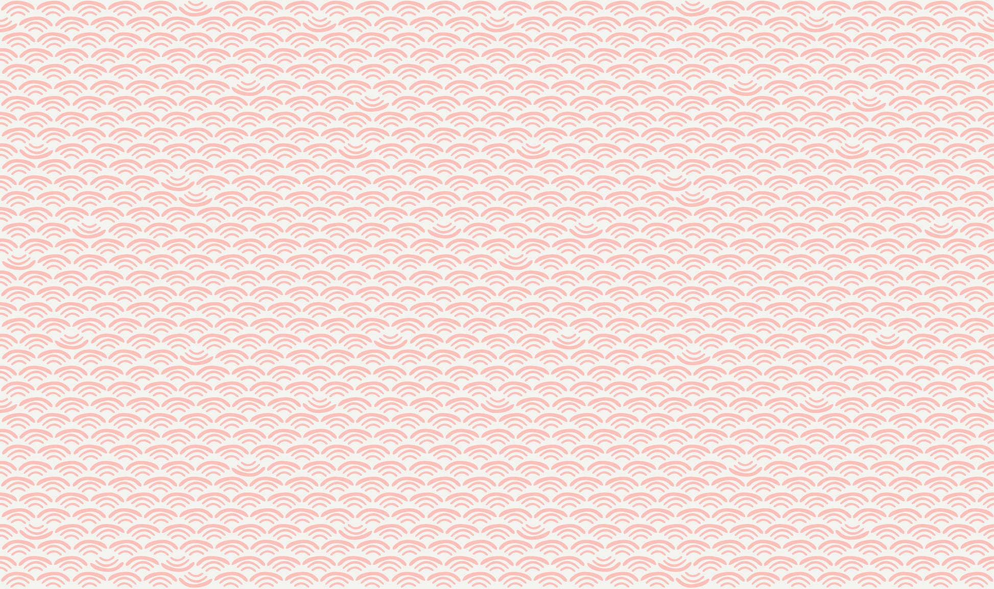 Koi Pond Scallops in Peach Fuzz - Weave & Woven
